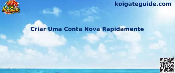 Criar Uma Conta Nova Rapidamente