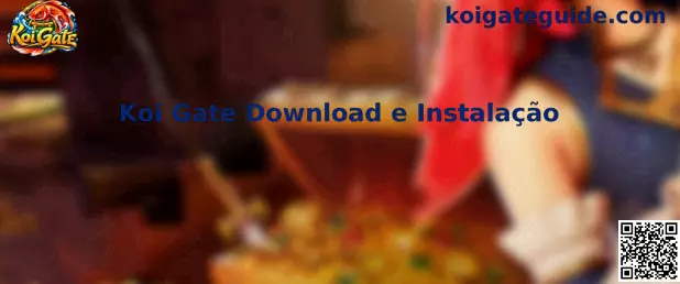 Ilustração do tutorial de download e instalação do Koi Gate