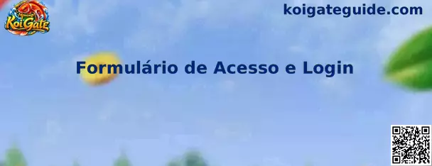 Formulário de Acesso e Login