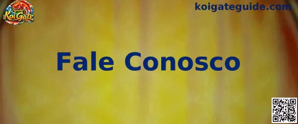 Página Fale Conosco da Koi Gate