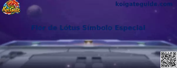 Flor de Lótus Símbolo Especial em Koi Gate